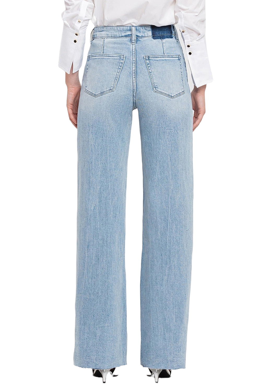 VERVET Work Song Super High Rise Wide Leg Jeans | Indigo Rhythm Silhouette - Image 2