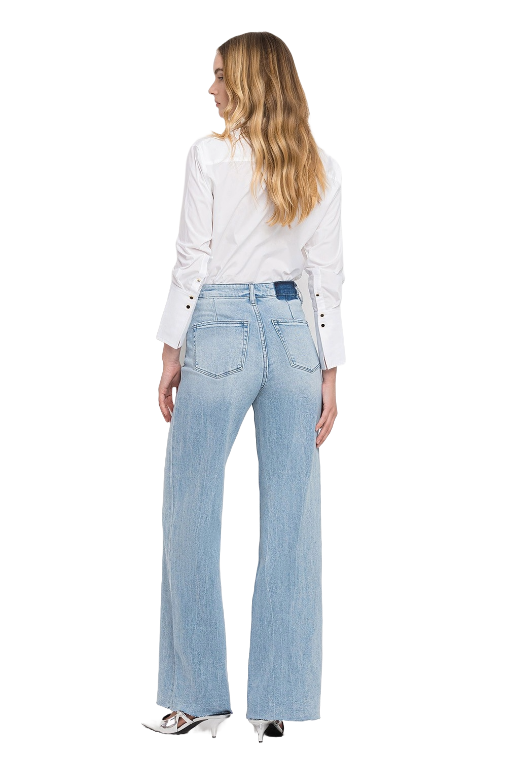 VERVET Work Song Super High Rise Wide Leg Jeans | Indigo Rhythm Silhouette - Image 9