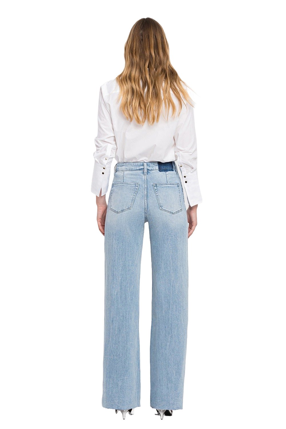 VERVET Work Song Super High Rise Wide Leg Jeans | Indigo Rhythm Silhouette - Image 7