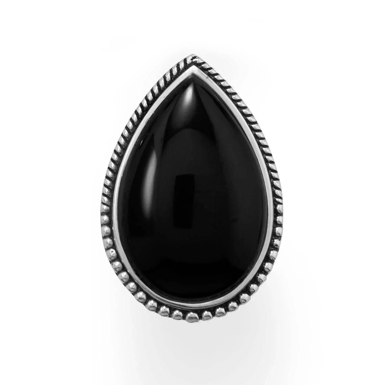 Vesper Onyx Statement Ring | Oxidized Sterling Silver - Image 3