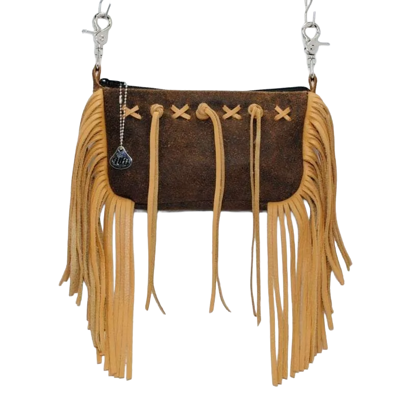Custom Shadow Weaver Hip Bag | Woven Leather & Bespoke Fringe - Image 5