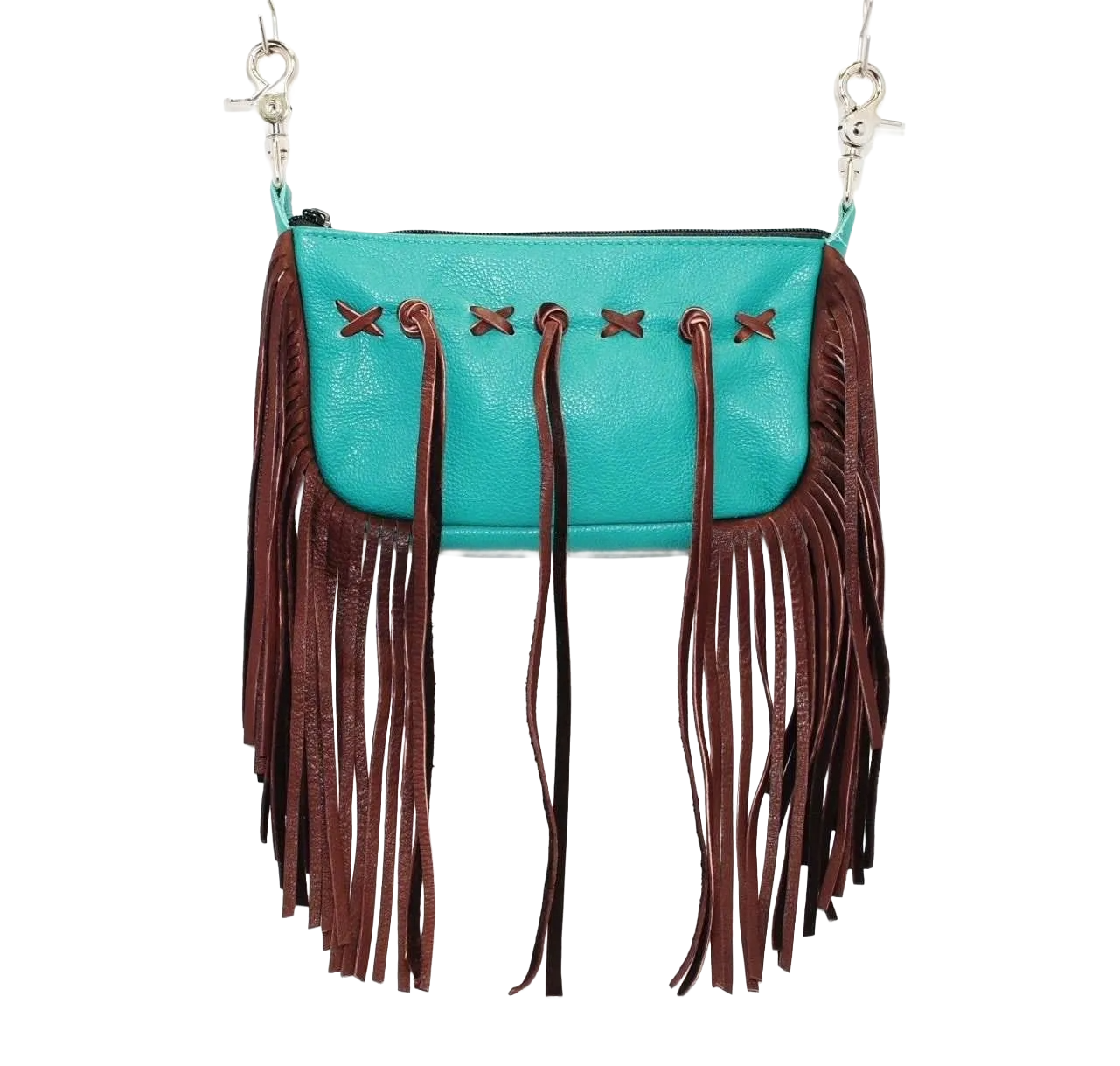 Custom Shadow Weaver Hip Bag | Woven Leather & Bespoke Fringe - Image 2
